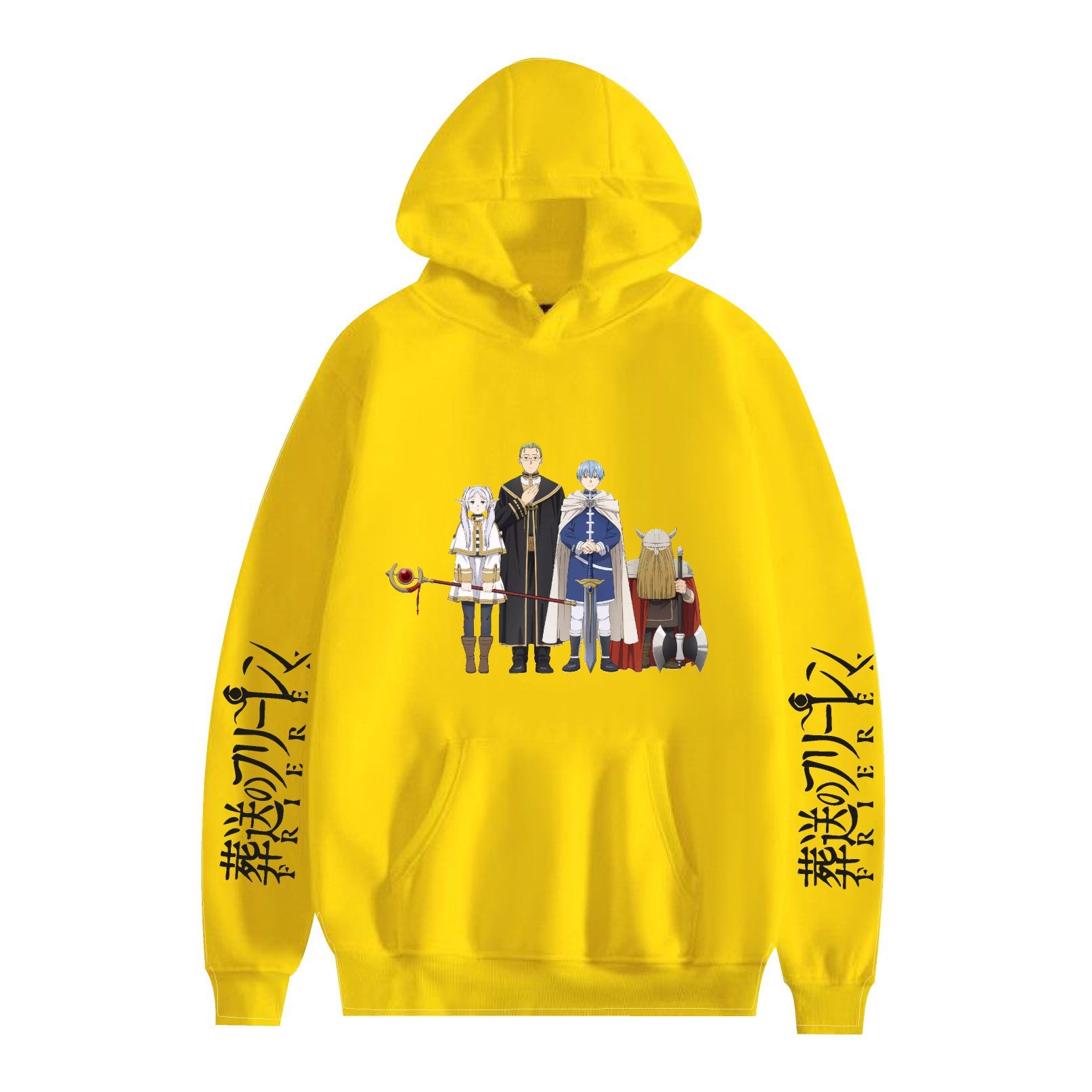 Fulie Cartoon-Print Fashion Lockeres Sweatshirt Herren