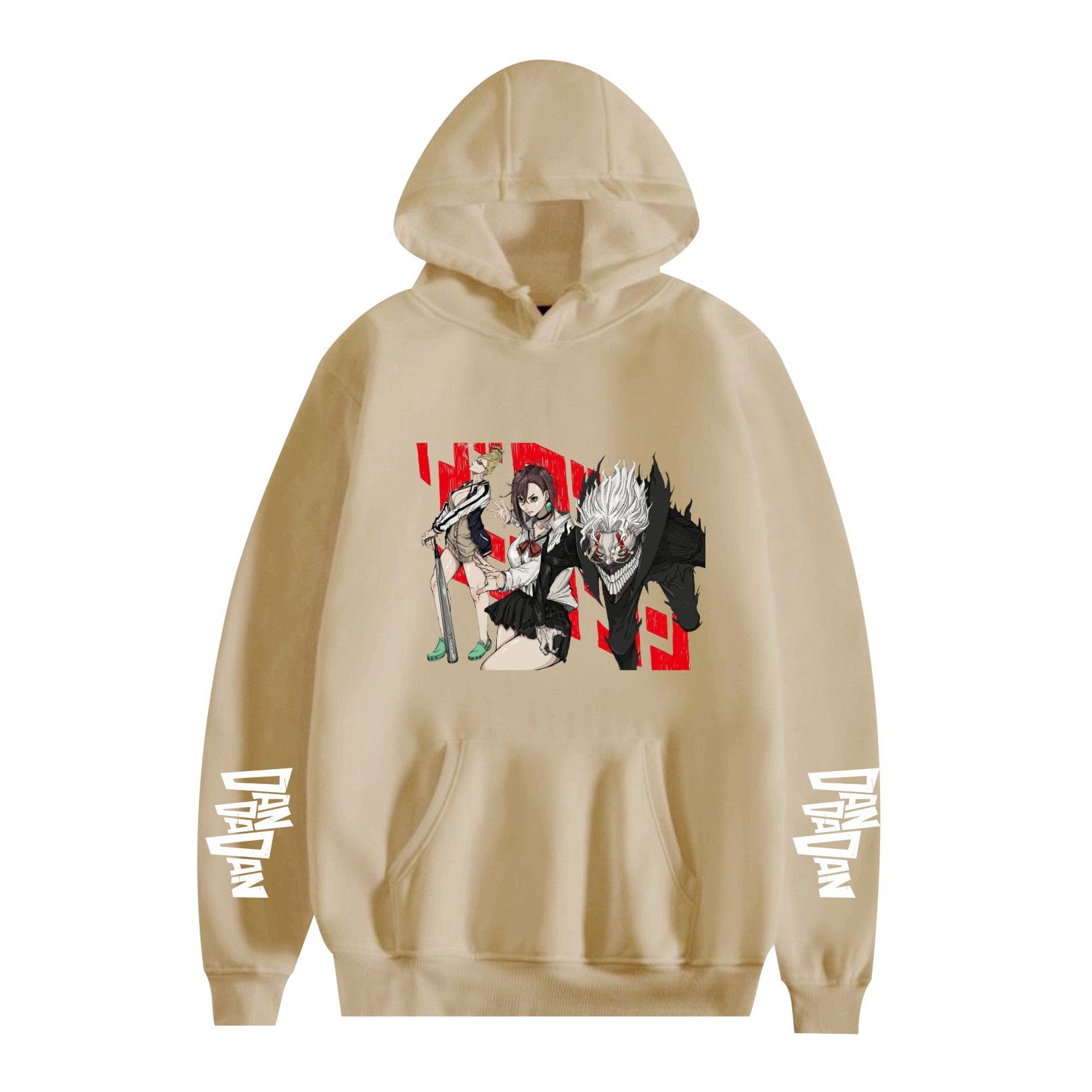 Cartoon-Print Locker Kapuzenpullover für Herren