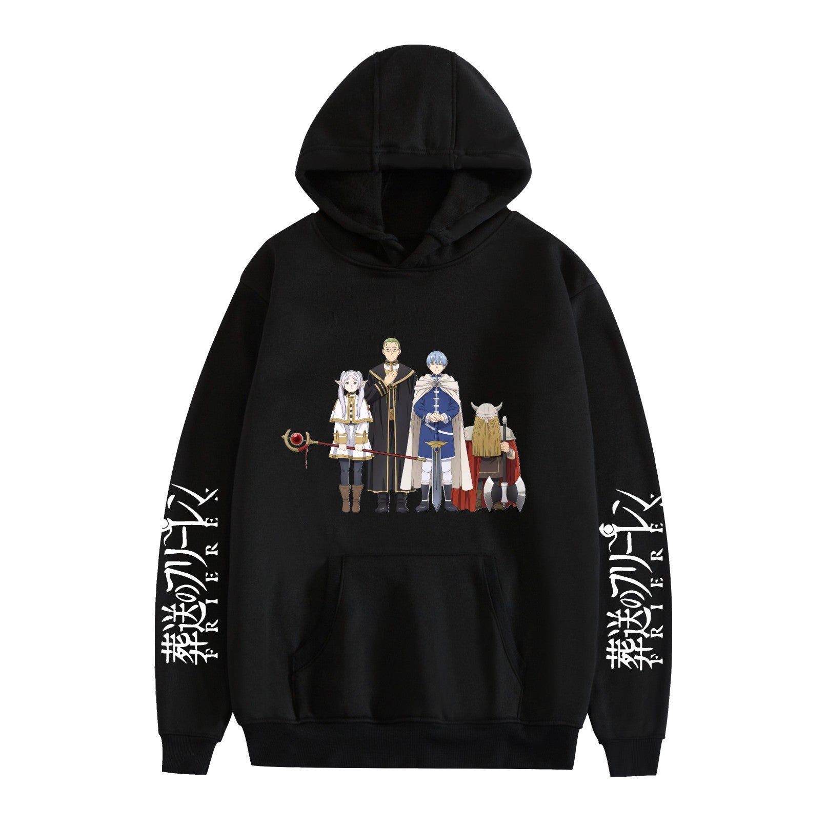 Fulie Cartoon-Print Fashion Lockeres Sweatshirt Herren