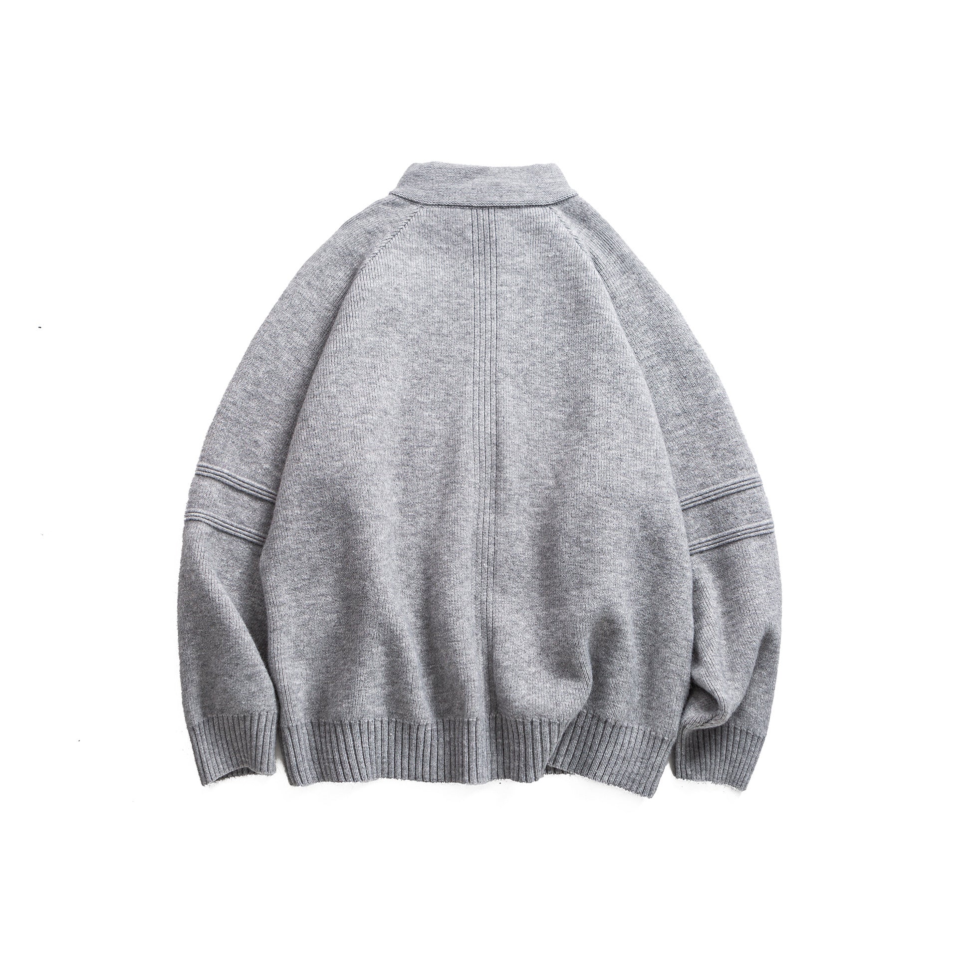 Minimalistischer Strickmantel im lässigen Loose Fit für Damen und Herren