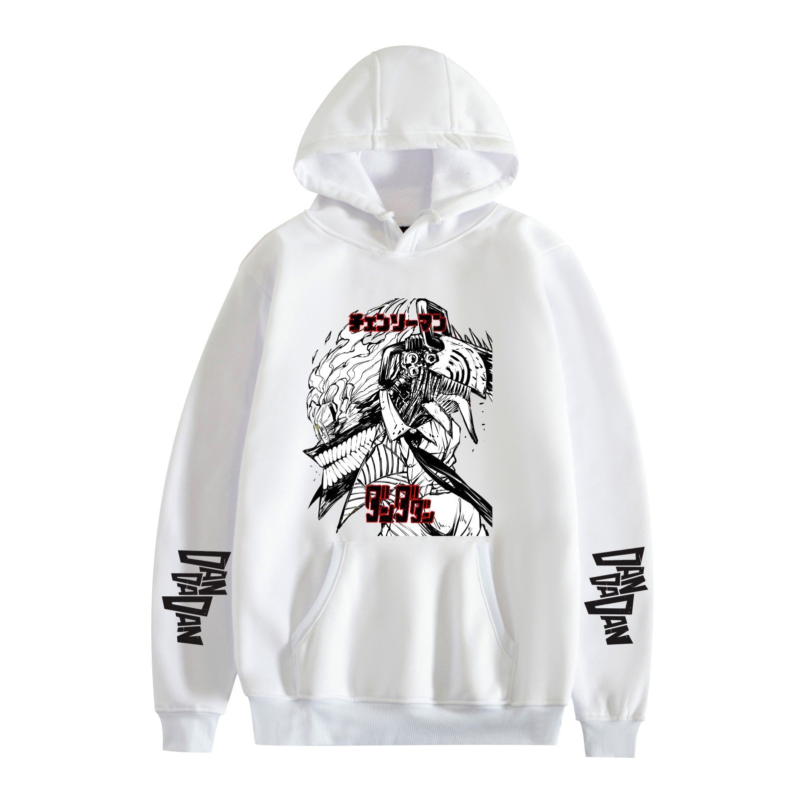 Cartoon-Print Locker Kapuzenpullover für Herren