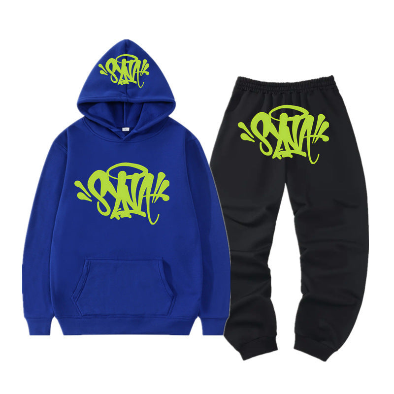 High Street Fashion Hoodie-Set mit Syna-Print für Herren