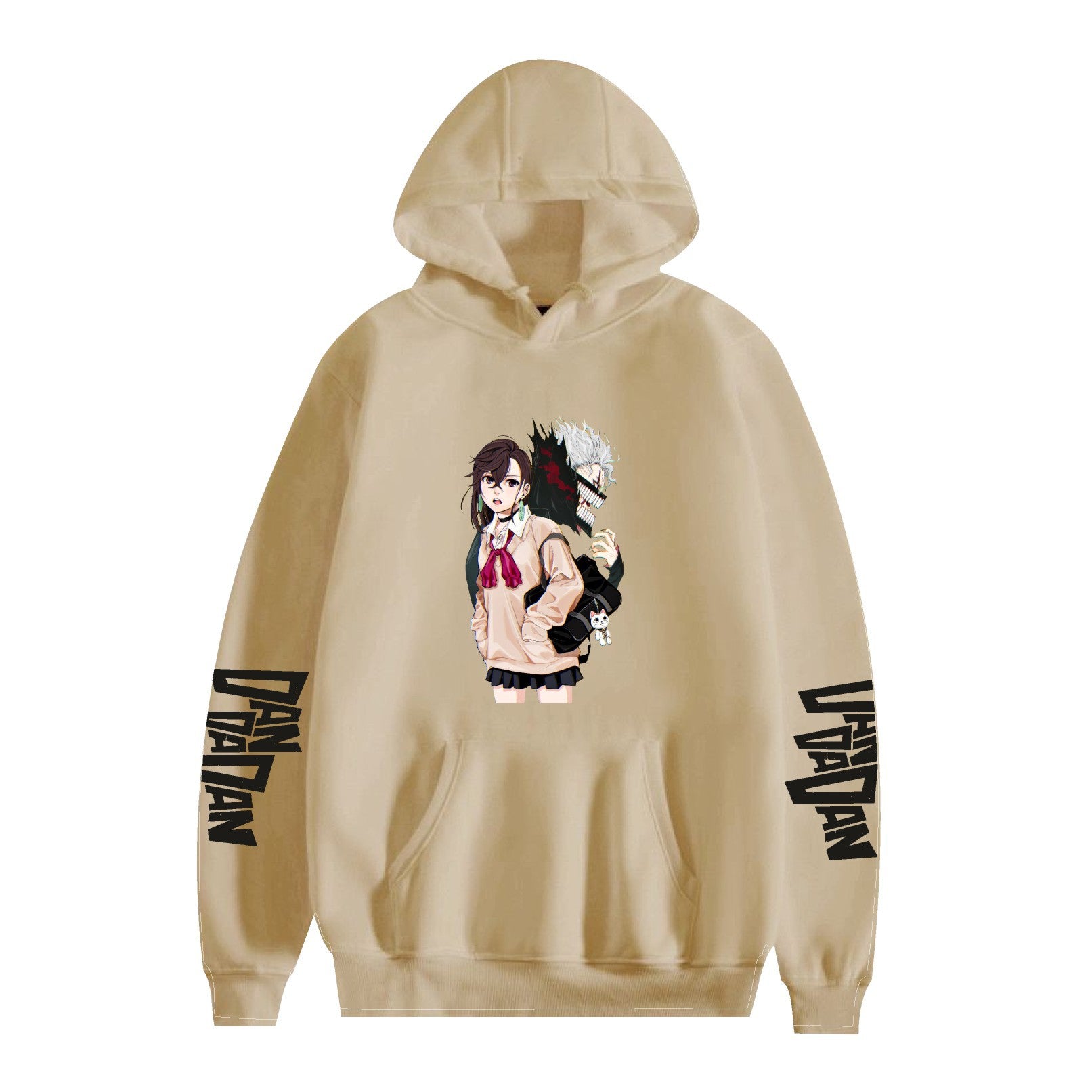 Cartoon-Print Locker Kapuzenpullover für Herren