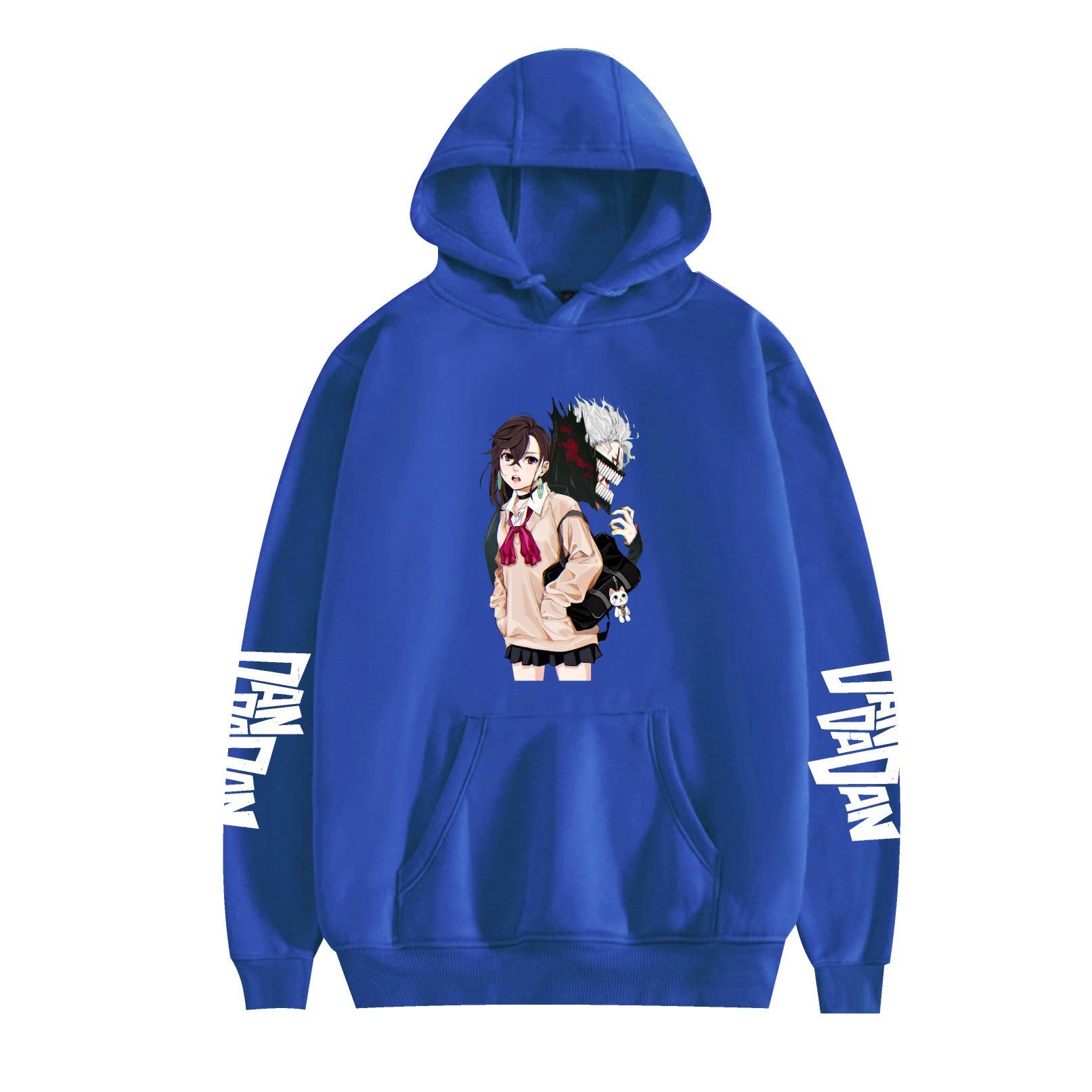 Cartoon-Print Locker Kapuzenpullover für Herren