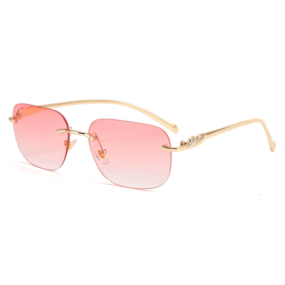 Nouvelles lunettes de soleil carrées à tête de léopard : la tendance mode pour hommes et femmes