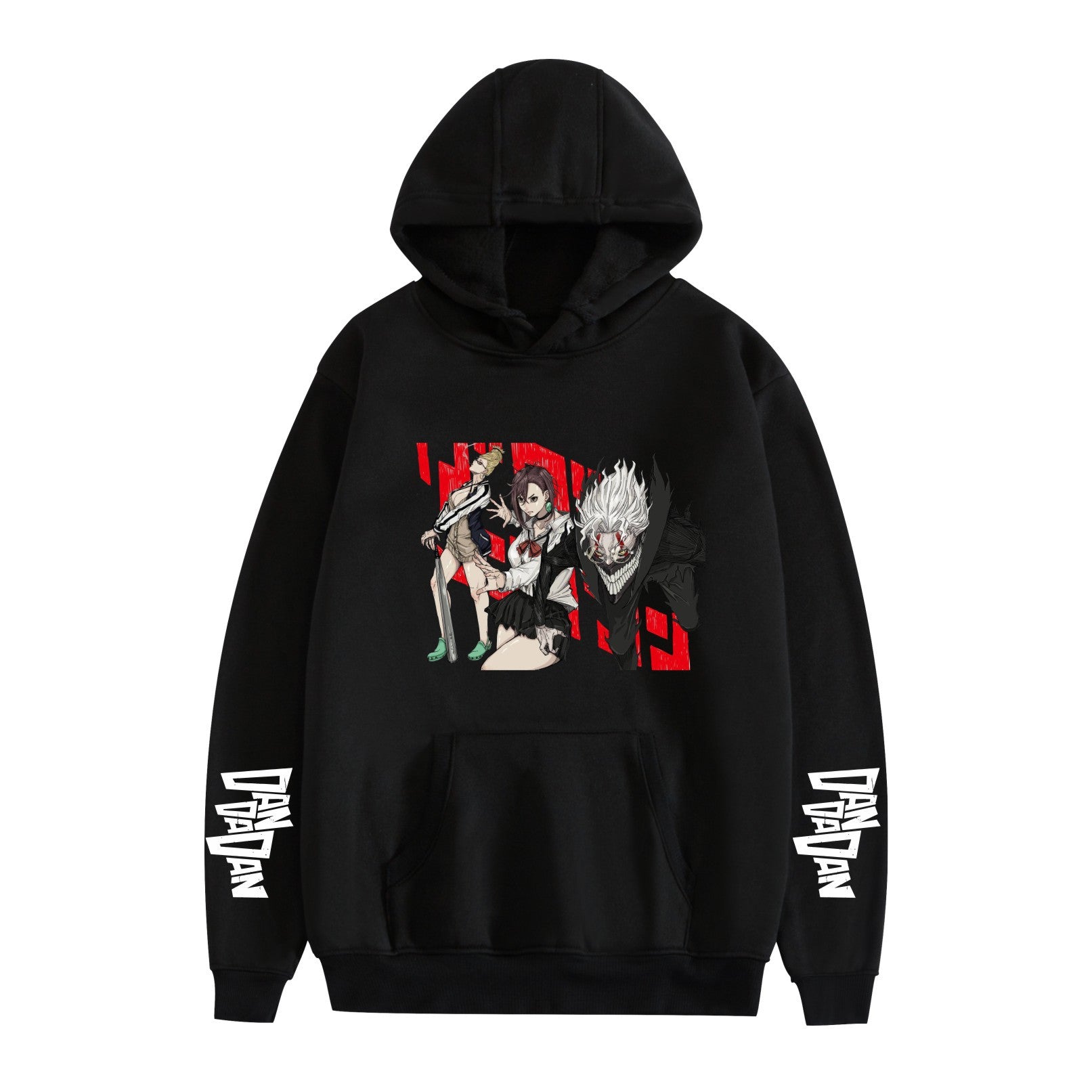 Cartoon-Print Locker Kapuzenpullover für Herren