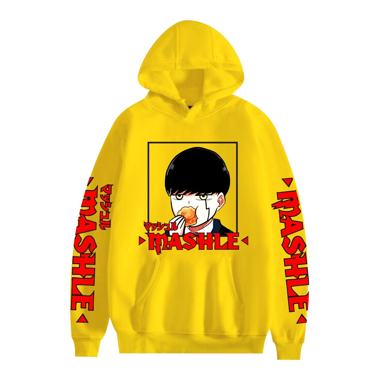 Cartoon-Print Fashion-Kapuzenpullover in lockerer Passform für Herren