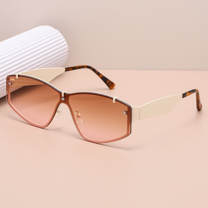 Persönlichkeit rahmenlose Sonnenbrille Herrenmode Fashion-Sonnenbrille Laufsteg-Sonnenbrille