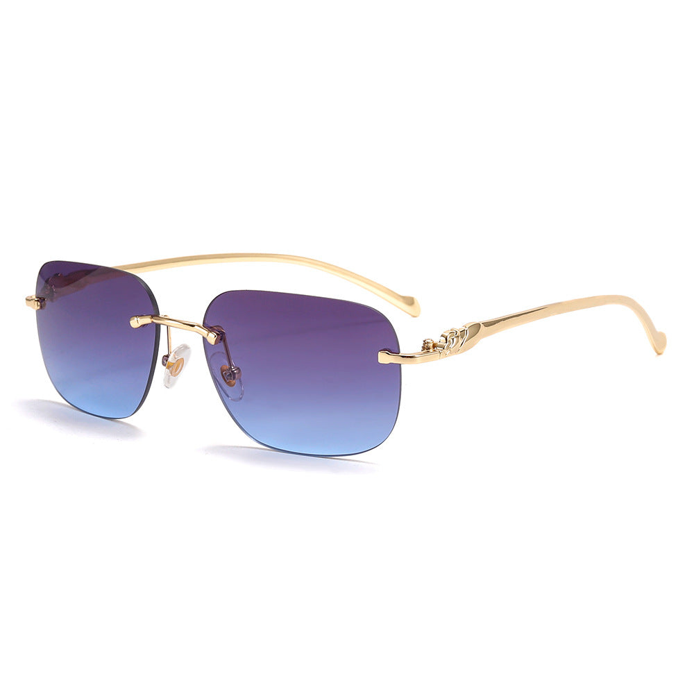Nouvelles lunettes de soleil carrées à tête de léopard : la tendance mode pour hommes et femmes