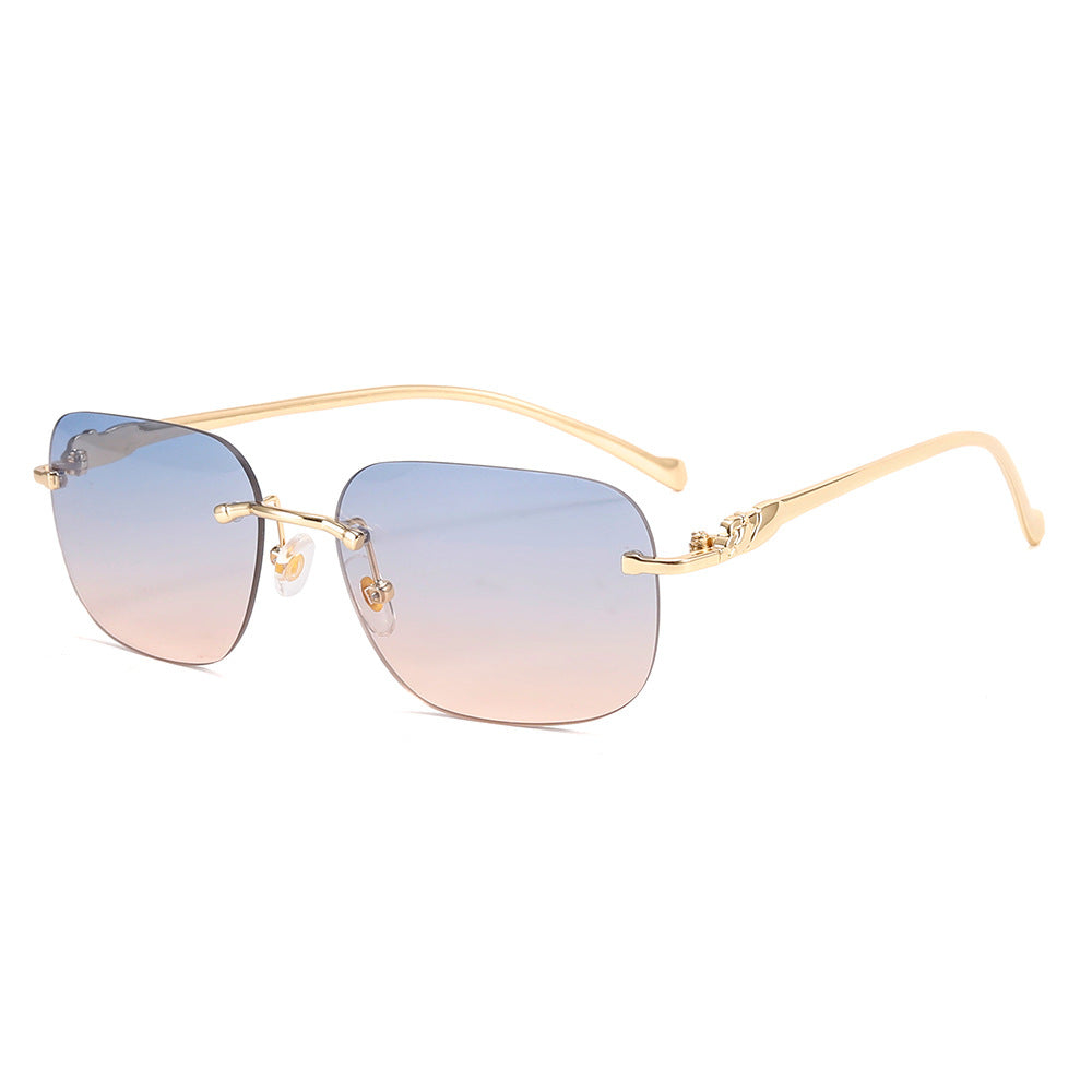 Nouvelles lunettes de soleil carrées à tête de léopard : la tendance mode pour hommes et femmes
