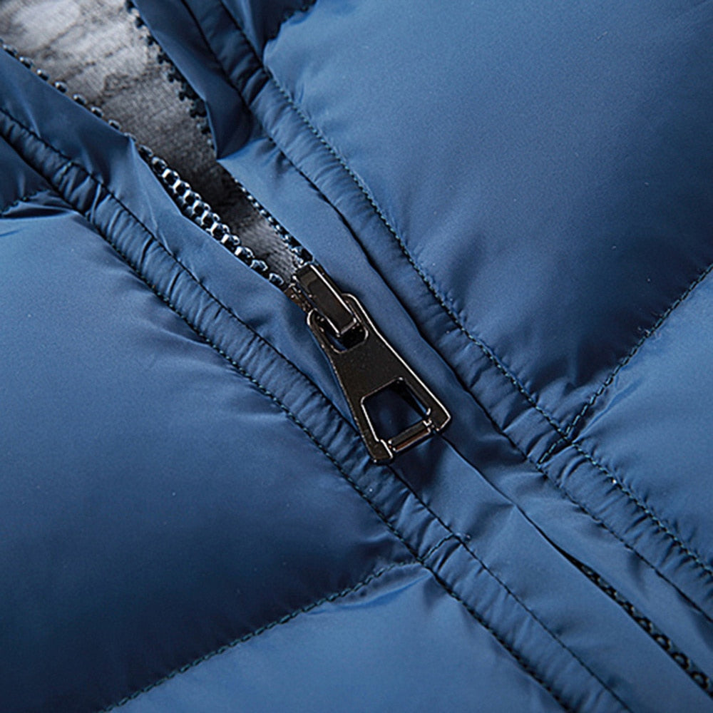 Fashion ärmellose Jacke 2019 Herren Verdickung 100% Baumwolle Weste Hut Kapuze Warme Weste Winterweste Herren Casual Windbreaker