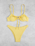 Bikini-Badeanzug, sexy Schnür-Einteiler für Damen, High-End-Bikini