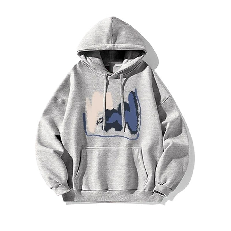 Neue Männer- und Frauenmode für den Frühling und Herbst, lässiger Kapuzenpullover.