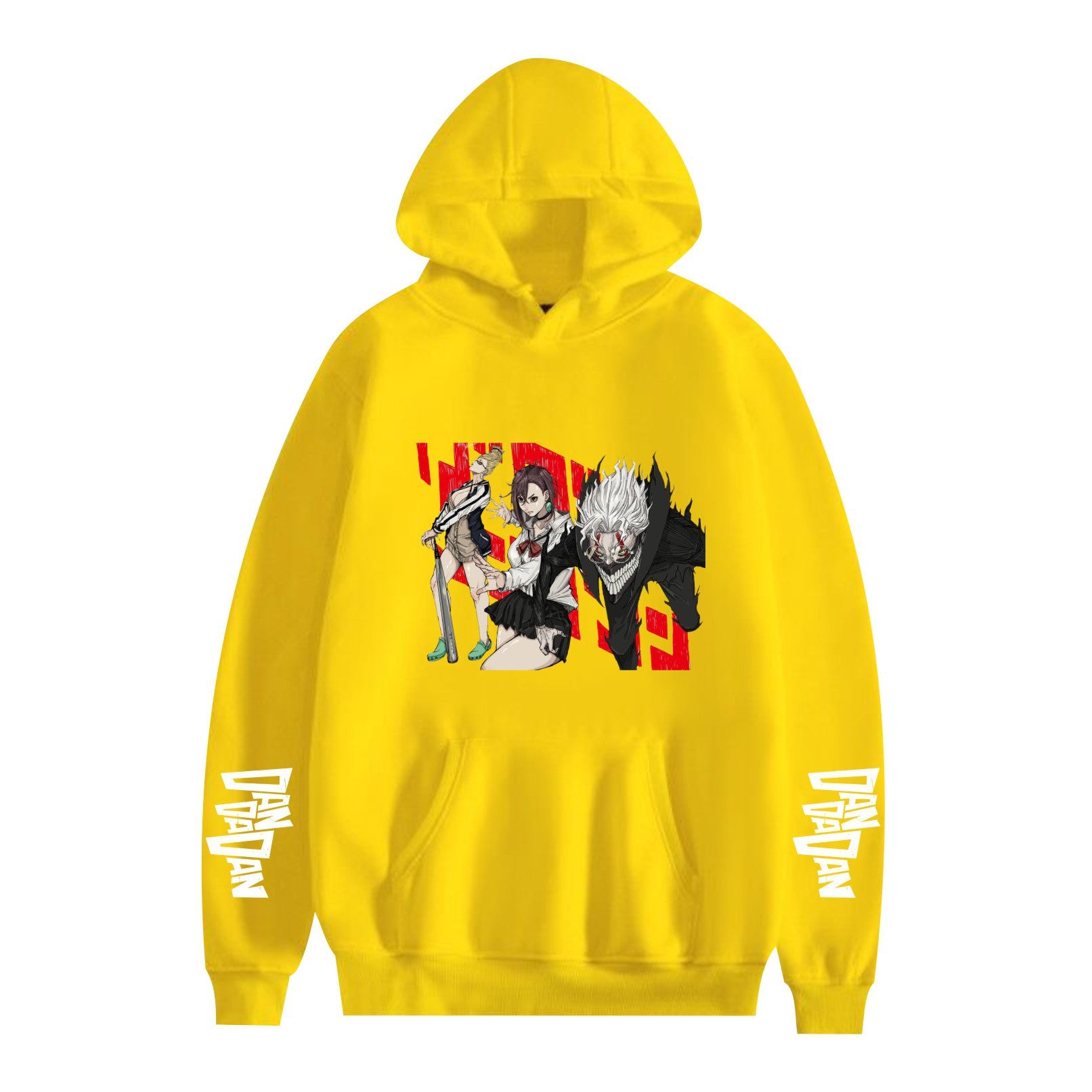 Cartoon-Print Locker Kapuzenpullover für Herren