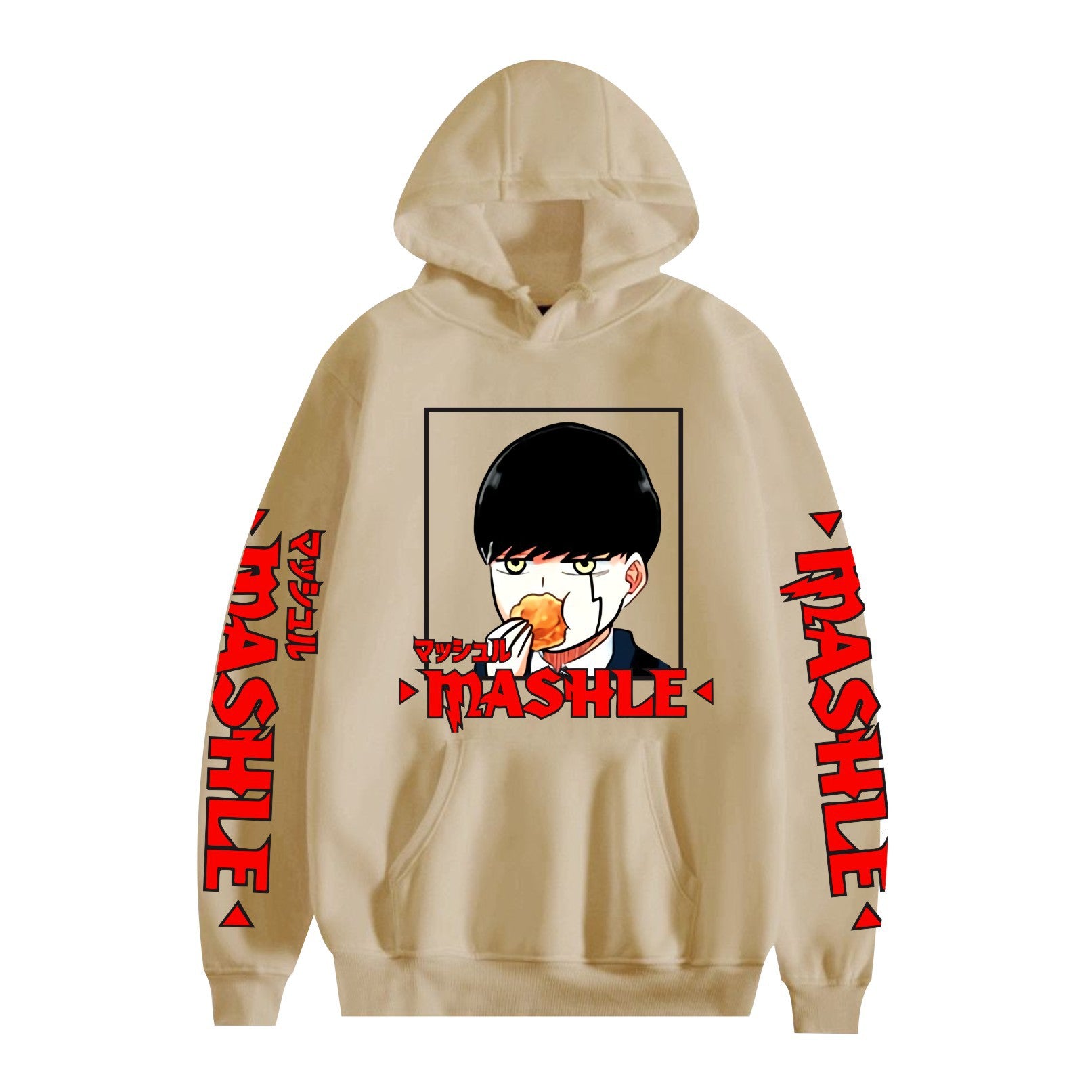 Cartoon-Print Fashion-Kapuzenpullover in lockerer Passform für Herren