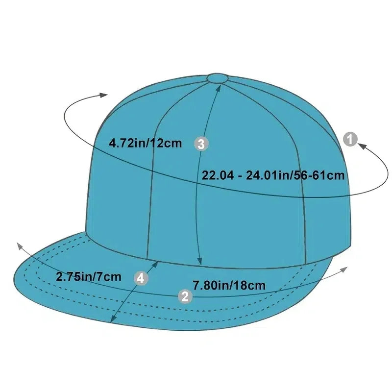 Fashion Hip Hop Snapback Cap Herren Baumwolle Verstellbare Baseballkappen in passender Farbe für Herren Outdoor Casual Sports Golf Trucker Hat