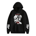 Cartoon-Print Locker Kapuzenpullover für Herren