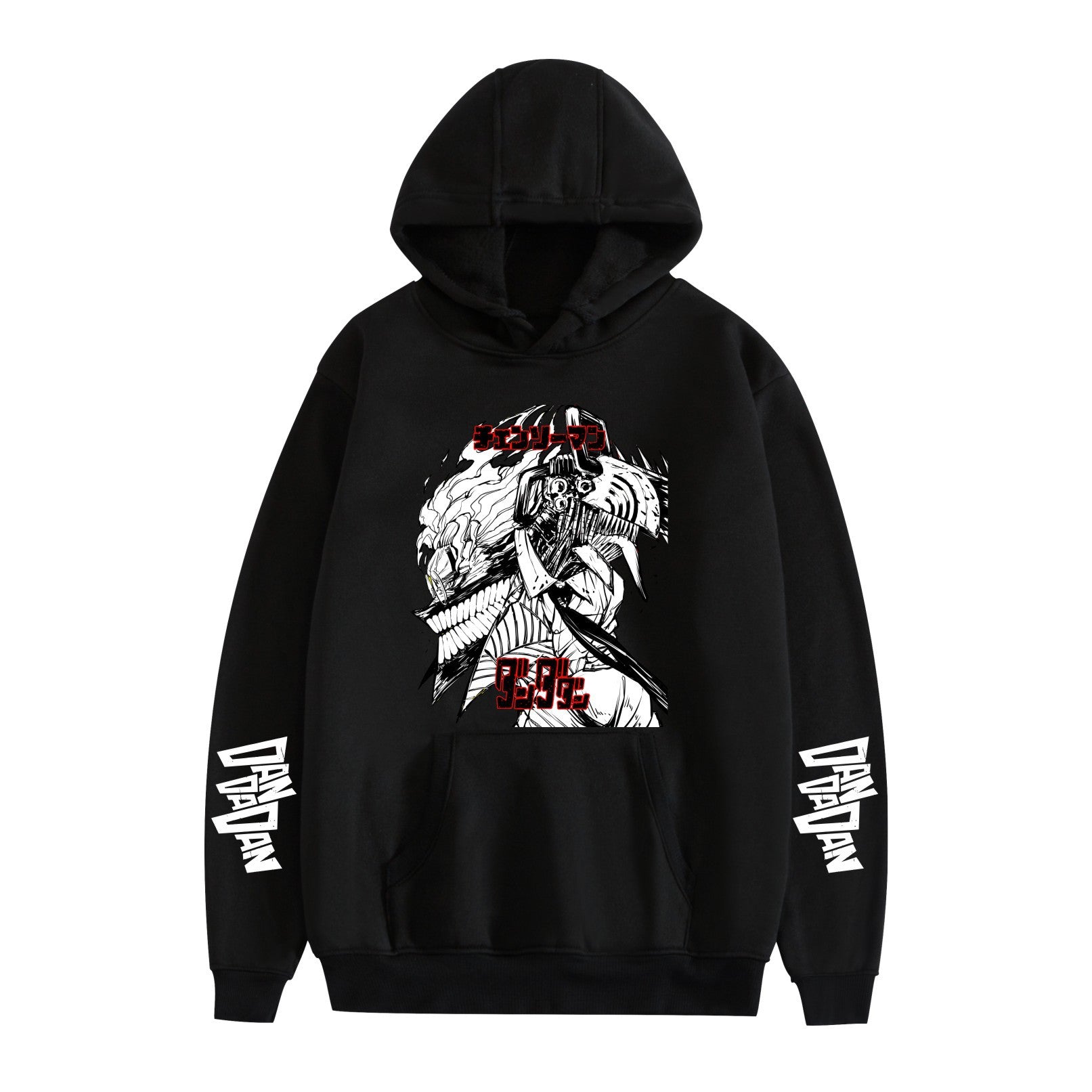 Cartoon-Print Locker Kapuzenpullover für Herren