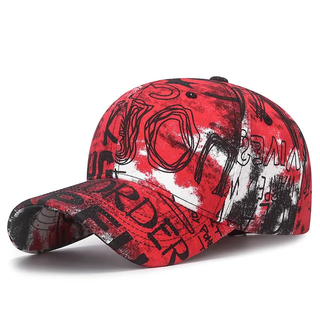 Neue coole Mode Graffiti Damen Herren Caps Hut Weiblich Männlich Sport Visoren Baseball Cap Street Trend Sonnenhut für Frauen Männer