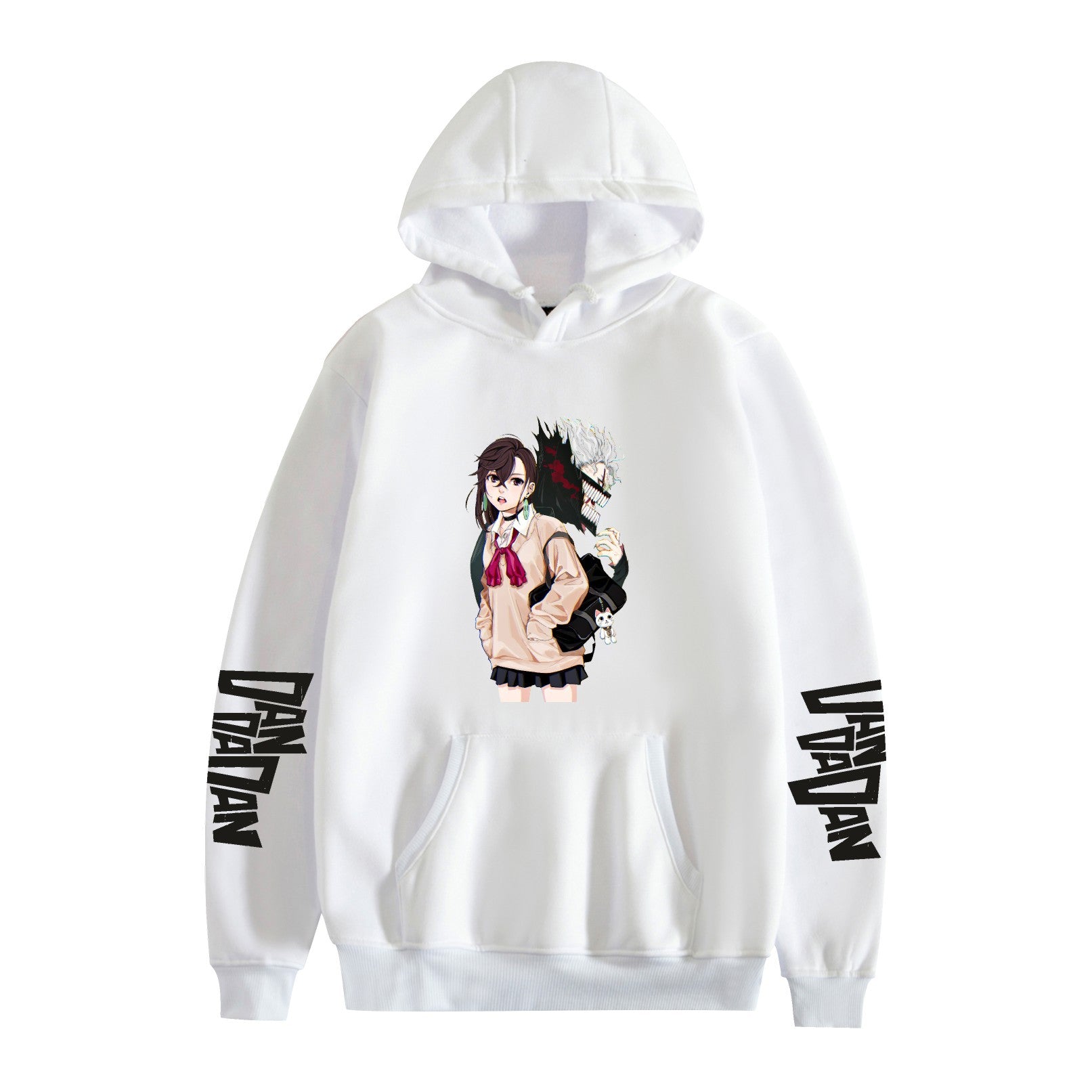 Cartoon-Print Locker Kapuzenpullover für Herren