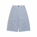 Pantalon écossais court à blocs de couleur