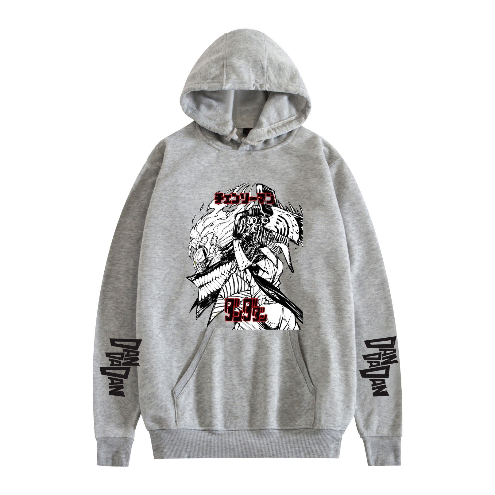 Cartoon-Print Locker Kapuzenpullover für Herren