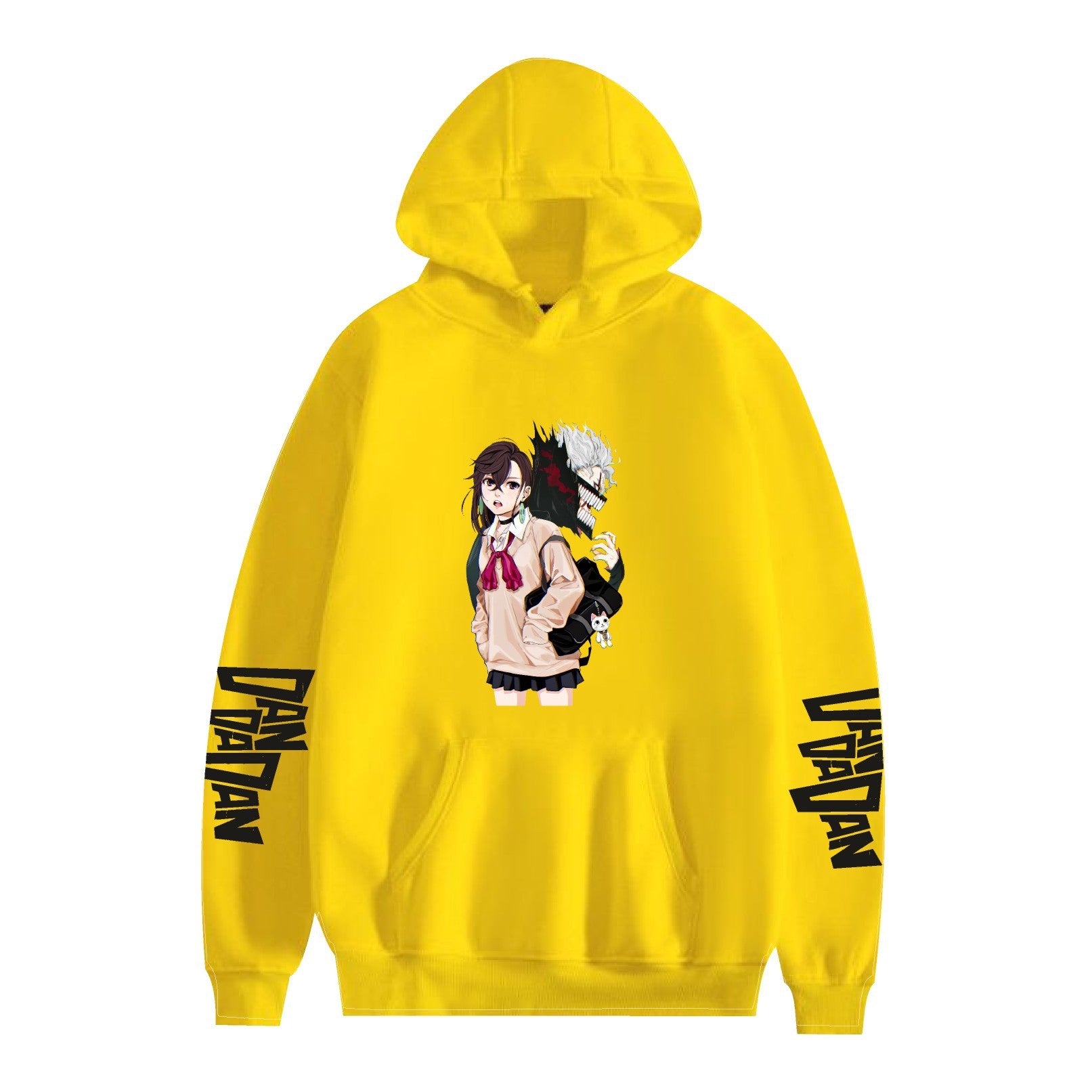 Cartoon-Print Locker Kapuzenpullover für Herren
