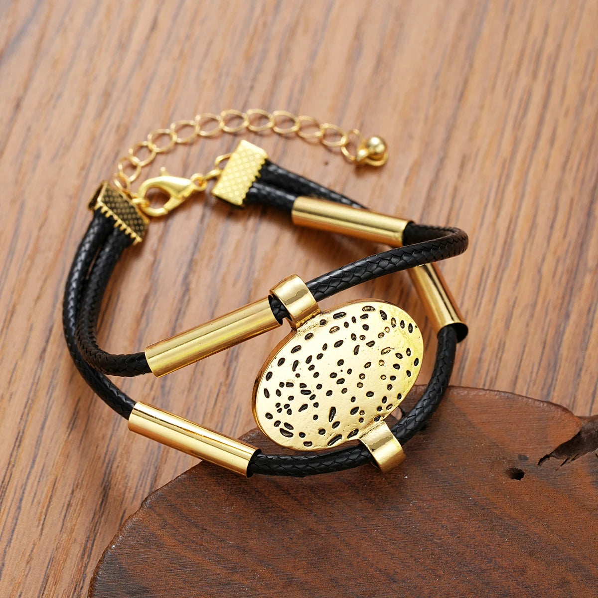 Schmuckset Halskette + Armband | Doppelreihig Gold oder Silber