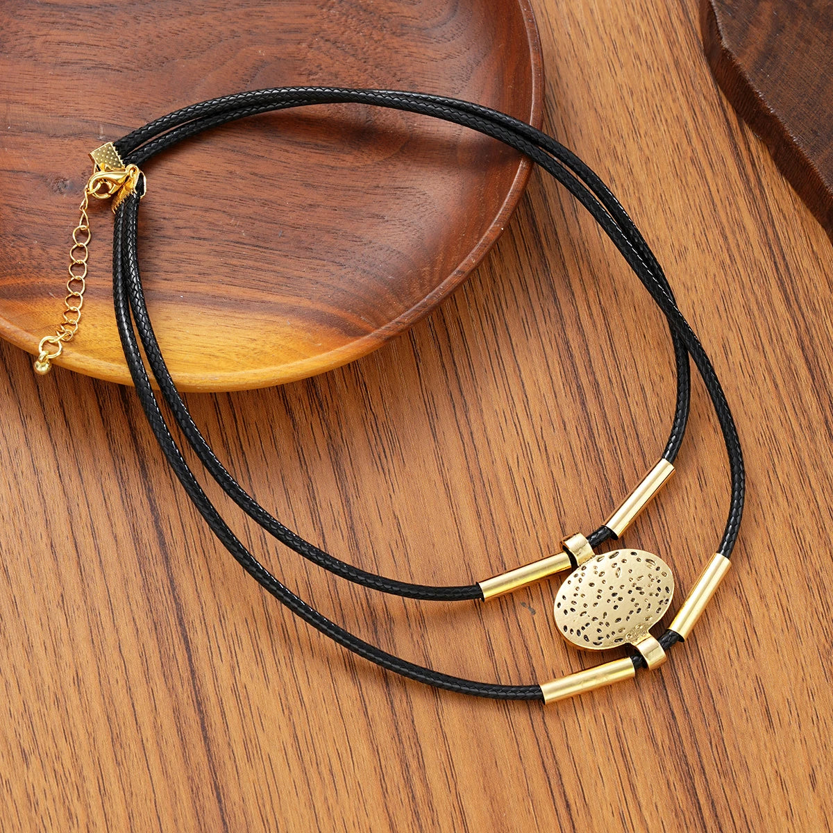 Schmuckset Halskette + Armband | Doppelreihig Gold oder Silber