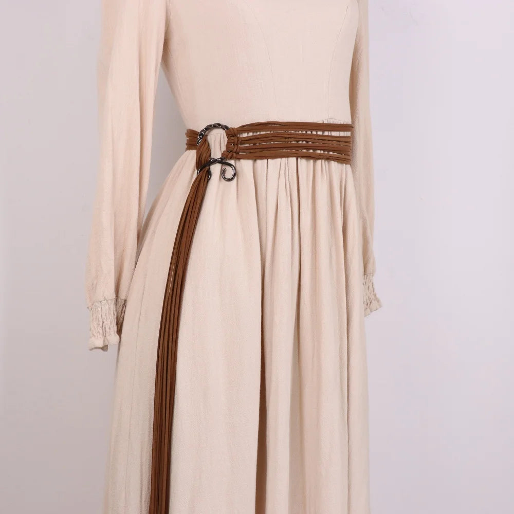 Vintage Bohemian Belt | Geflochtenes Seil mit verstellbaren Fransen